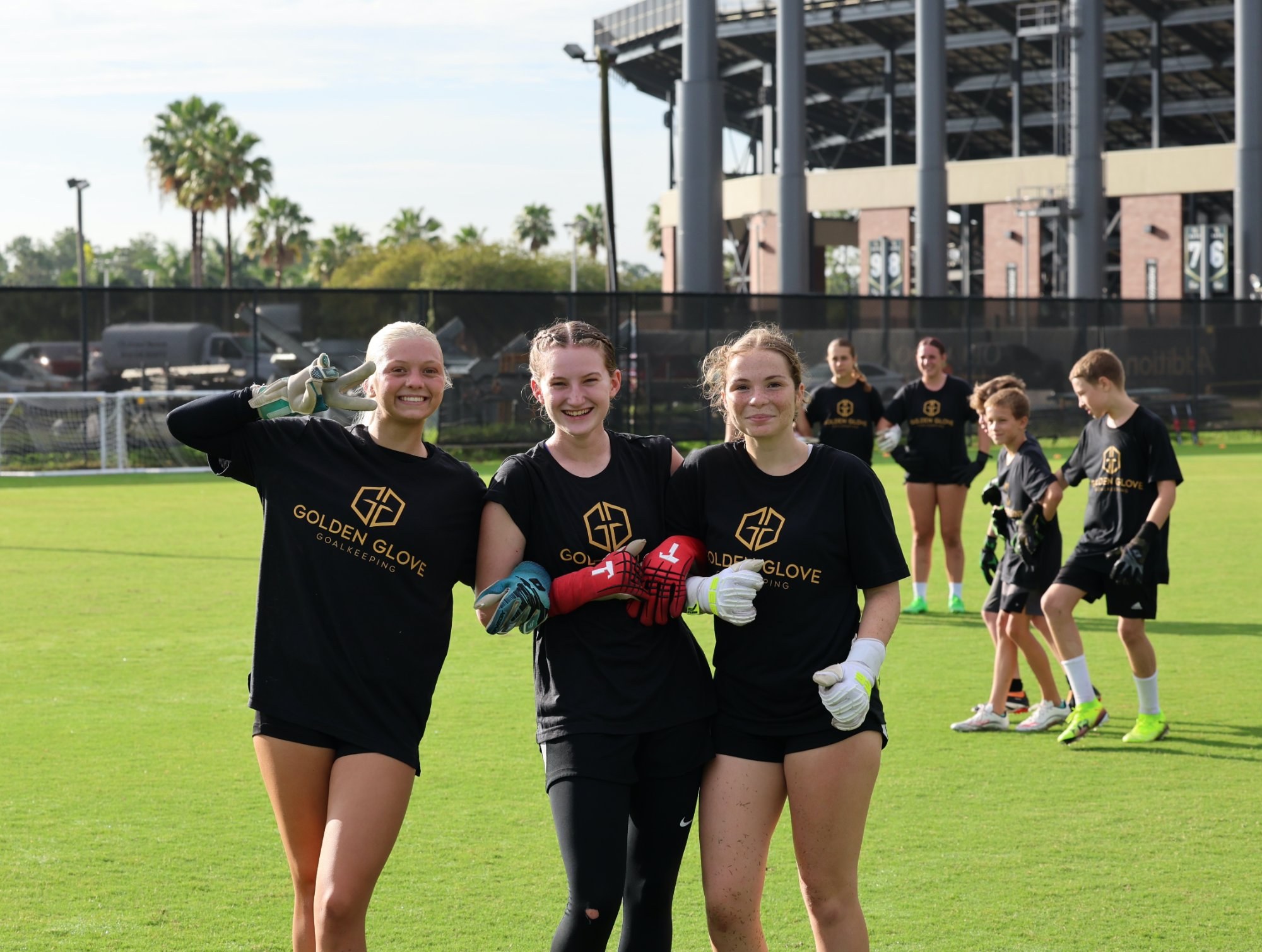 GGK female goalkeepers in training